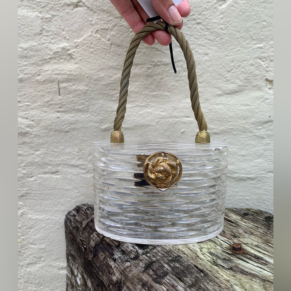 Vintage 1960’s Garfinkles Lucite Purse